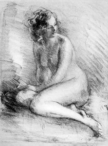 Estudio de desnudo, 1913