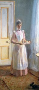 La sirvienta, c.1900 (óleo sobre lienzo)