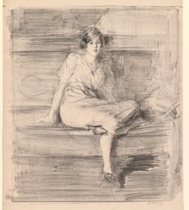 Sin título (Joven dama sentada) de Albert de Belleroche