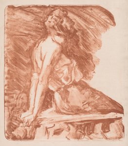 Mujer con las manos a la espalda de Albert de Belleroche