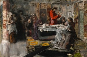 La crianza de la hijita de Jairi de Albert von Keller