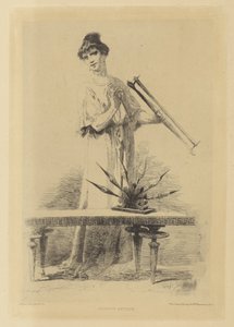 Mujer que gira
Fileuse antique (título en el objeto) de Alberto Maso Gilli