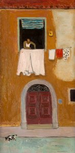 Ventana en Orbetello, c.1980 (óleo sobre tabla)