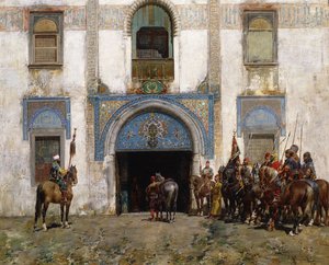 El guardia del palacio de Alberto Pasini