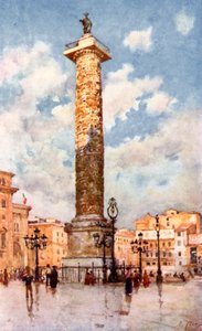 Columna de Marco Aurelio, Piazza Colonna