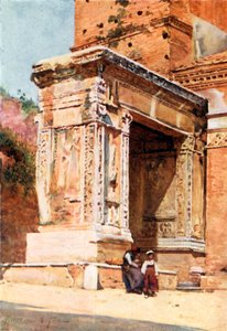 Arco del Platero en el Velabrum de Alberto Pisa