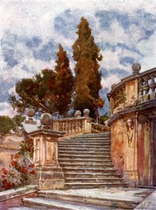 Escaleras de la Iglesia de SS Domenico y Sisto de Alberto Pisa