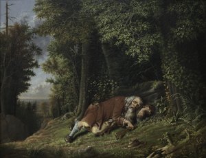 Rip Van Winkle Dormido