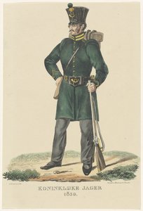 Cazador real, 1830 Royal Hunter 1830 (título sobre el objeto) de Albertus Verhoesen