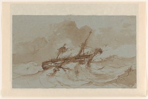 Dos maestros en alta mar de Albertus van Beest