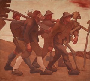 La danza de la muerte de Anno Nine de Albin Egger Lienz