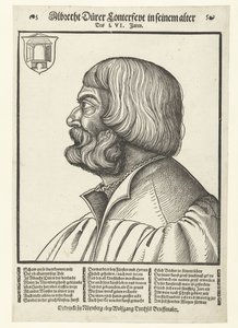 Retrato de Alberto Durero (1471-1528) de Albrecht (after) Durer or Duerer