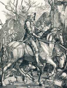 El Caballero de la Muerte, c.1880 de Albrecht (after) Durer or Duerer