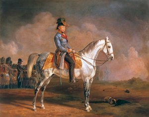 Retrato ecuestre de Josef Radetzky (Sedlcany de Albrecht Adam