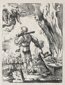 El sacrificio de Abraham de Albrecht Altdorfer
