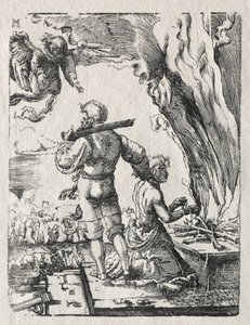 El sacrificio de Abraham de Albrecht Altdorfer