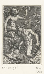 Arión y una Nereida