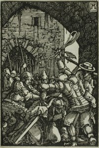 El porte de la cruz, de La caída y redención del hombre de Albrecht Altdorfer