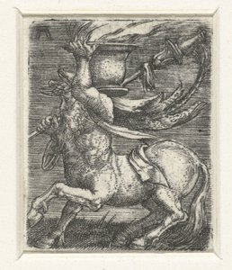 Centauro lleva una olla de fuego de Albrecht Altdorfer