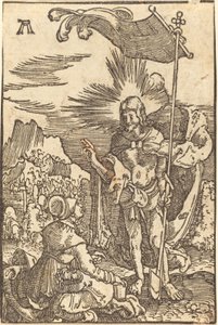 Cristo apareciendo a Santa Magdalena de Albrecht Altdorfer