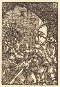 Cristo llevando la cruz de Albrecht Altdorfer