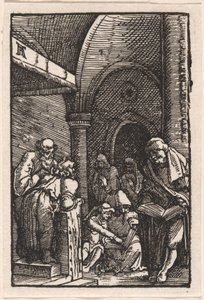 Cristo Disputando con los Doctores de Albrecht Altdorfer
