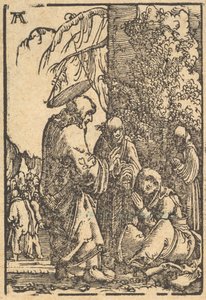 Cristo despidiéndose de su madre de Albrecht Altdorfer