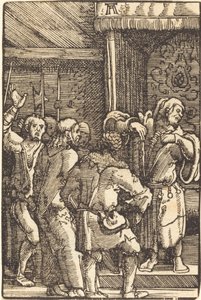 Cristo ante Caifás de Albrecht Altdorfer