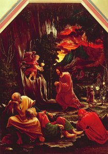 Cristo en el Monte de los Olivos de Albrecht Altdorfer