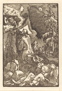 Cristo en el Monte de los Olivos de Albrecht Altdorfer