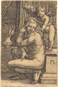 Venus agachada de Albrecht Altdorfer