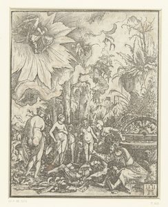 el sueño de París El juicio de París de Albrecht Altdorfer