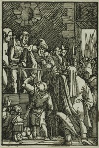 Ecce Homo, de La caída y redención del hombre de Albrecht Altdorfer