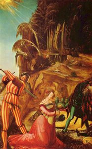 Decapitación de Santa Catalina de Albrecht Altdorfer