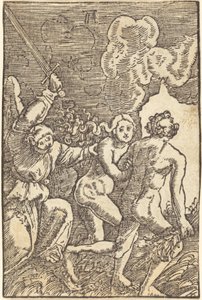 Expulsión del Paraíso de Albrecht Altdorfer