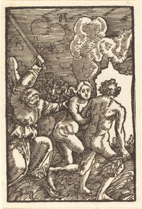 Expulsión del Paraíso de Albrecht Altdorfer
