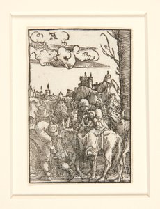 Huida a Egipto, de la Caída y Redención del Hombre de Albrecht Altdorfer