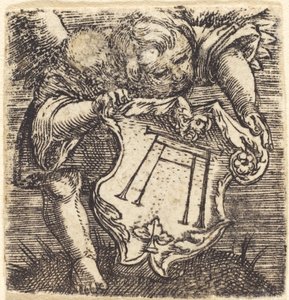 Genios con la espada de Altdorfer de Albrecht Altdorfer