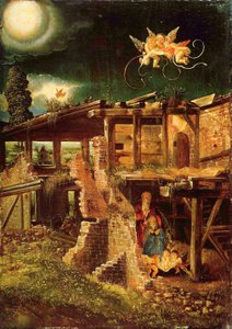 Alemán: Die Geburt Christi El nacimiento de Cristo de Albrecht Altdorfer