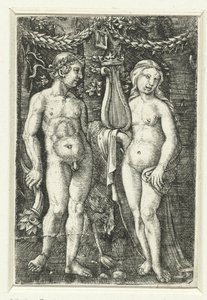 Hércules y una musa de Albrecht Altdorfer