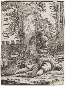 Jael mata a Sísara, c. 1523 de Albrecht Altdorfer