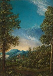 Paisaje con castillo, c. 1525