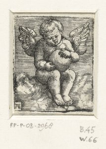 Putto con una pelota de Albrecht Altdorfer
