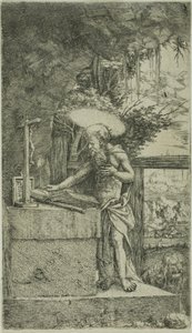 Lectura de San Jerónimo de Albrecht Altdorfer