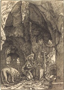 San Jerónimo en la Cueva de Albrecht Altdorfer