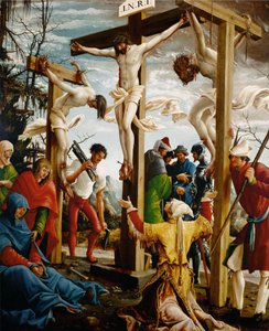 Altar de Sebastián, ala interior derecha, Crucifixión de Albrecht Altdorfer