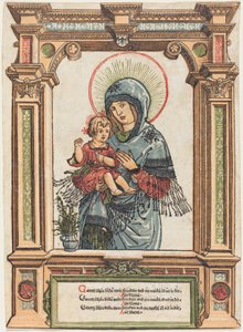La hermosa virgen de Ratisbona, c. 1519-1520 de Albrecht Altdorfer