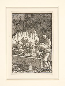 El Entierro de Cristo, de la serie La Caída y Redención del Hombre de Albrecht Altdorfer
