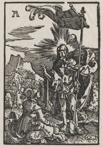 La Caída y Redención del Hombre: Cristo Apareciendo a Santa María Magdalena de Albrecht Altdorfer