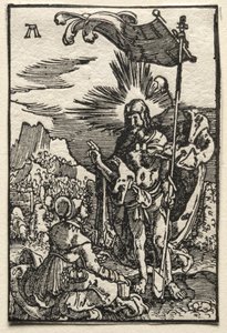 La Caída y Redención del Hombre: Cristo apareciendo a Santa María Magdalena, c. 1515 de Albrecht Altdorfer